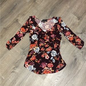 Floral half sleeve shirt